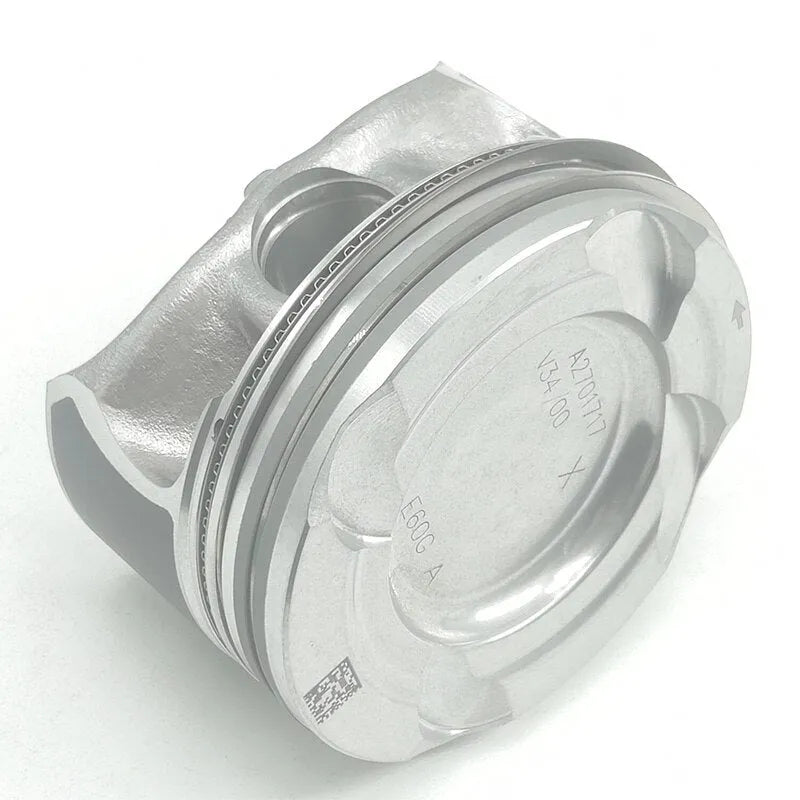 4 PCS A2700300317 A2700301617 A2700302717 A2700301717 Engine Piston for Mercedes A160 A180 A200 CLA180 CLA200 M270 M270.910 1.6-Replacement Aftermarket Parts