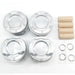 4 PCS A2700300317 A2700301617 A2700302717 A2700301717 Engine Piston for Mercedes A160 A180 A200 CLA180 CLA200 M270 M270.910 1.6-Replacement Aftermarket Parts