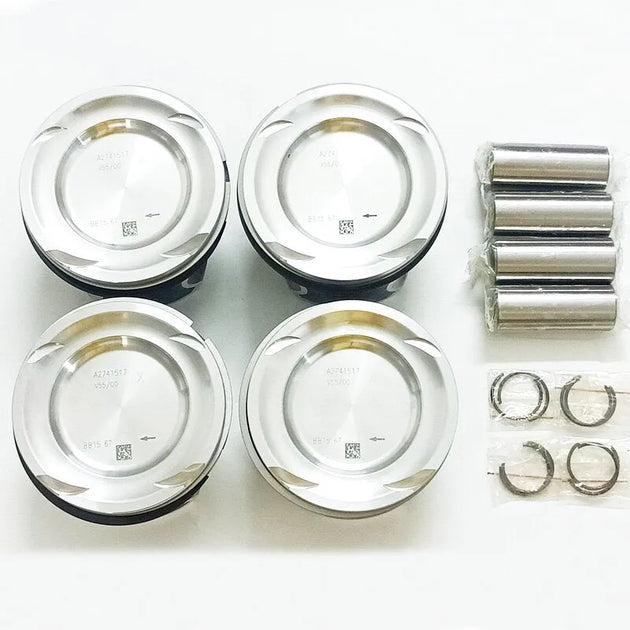 4 PCS A2740301617 274 030 16 17 2740300817 2740301517 Piston for Mercedes Benz M274 A205 A207 C205 S205 S212 S213 W203 M274.920-BeeSpareParts