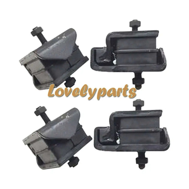 4 Pcs Engine Mounting Rubber Cushion 2416U23D3 for Kobelco Excavator K903C K903-2 SK60 SK60-3 SK60-4-BeeSpareParts