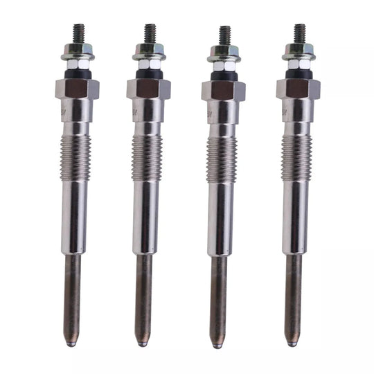 4 PCS Glow Plug KO600-815-1340 For Komatsu D21E-6 Engine 4D94 4D95L 4D95LE 4D95S-Replacement Aftermarket Parts