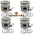 4 pcs STD Piston Kit ( Pin & Clip & Rings ) 7000682 for Bobcat Skid Steer Loader-BeeSpareParts