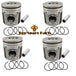 4 pcs STD Piston Kit ( Pin & Clip & Rings ) 7000682 for Bobcat Skid Steer Loader-BeeSpareParts
