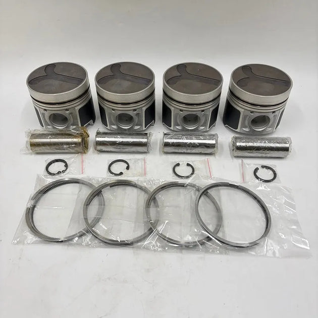 4 Sets STD Piston Kit with Ring 12010-63G01 Fit for Nissan TD42 TD27 Engine 96MM-Piston Kit-BeeSpareParts