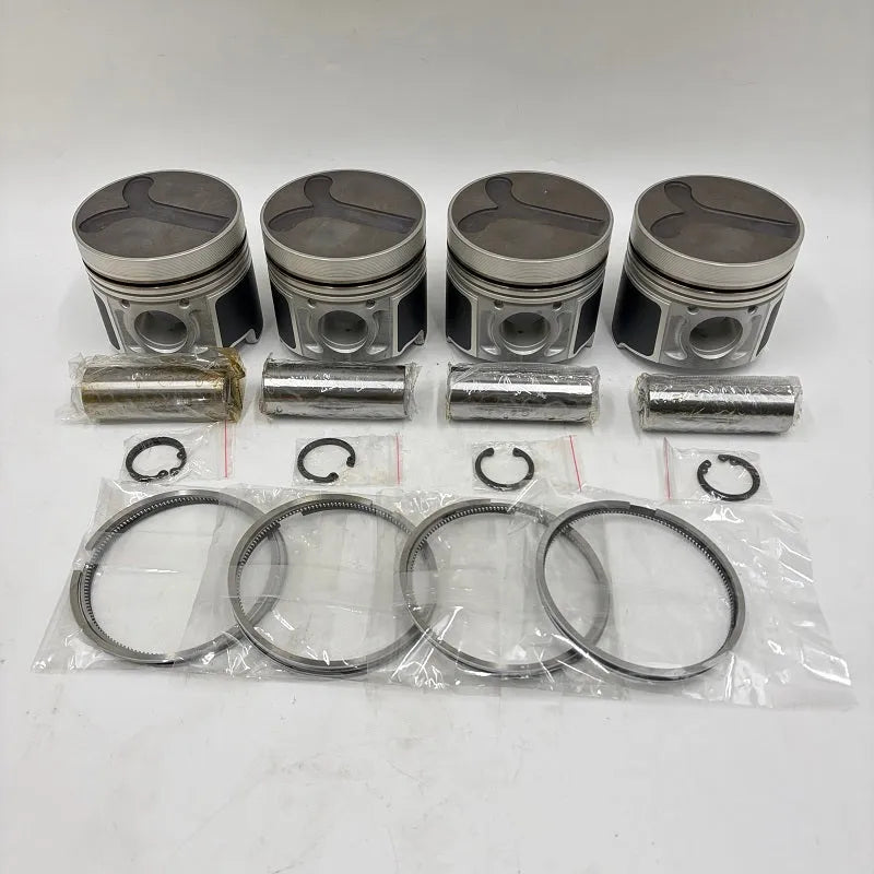 4 Sets STD Piston Kit with Ring 12010-63G01 Fit for Nissan TD42 TD27 Engine 96MM-Piston Kit-BeeSpareParts