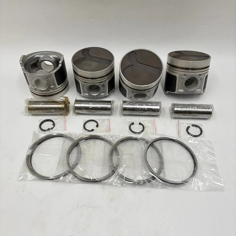 4 Sets STD Piston Kit with Ring 12010-63G01 Fit for Nissan TD42 TD27 Engine 96MM-Piston Kit-BeeSpareParts