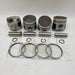 4 Sets STD Piston Kit with Ring 12010-63G01 Fit for Nissan TD42 TD27 Engine 96MM-Piston Kit-BeeSpareParts
