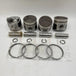 4 Sets STD Piston Kit with Ring 12010-63G01 Fit for Nissan TD42 TD27 Engine 96MM-Piston Kit-BeeSpareParts