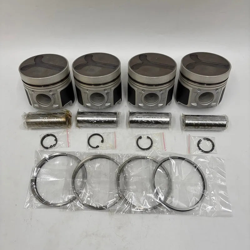 4 Sets STD Piston Kit with Ring 12010-63G01 Fit for Nissan TD42 TD27 Engine 96MM-Piston Kit-BeeSpareParts