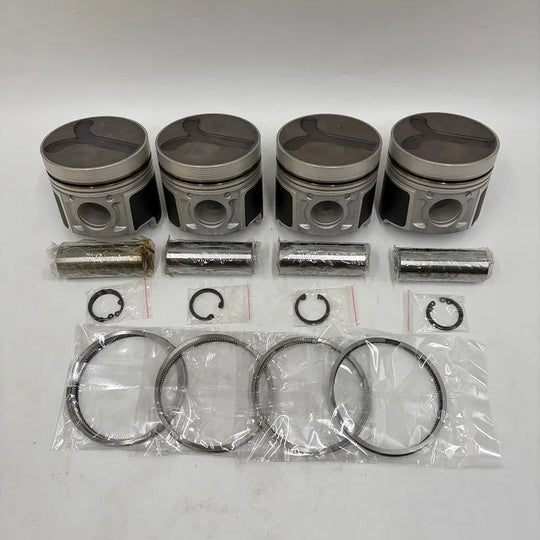 4 Sets STD Piston Kit with Ring 12010-63G01 Fit for Nissan TD42 TD27 Engine 96MM-Piston Kit-BeeSpareParts