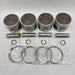 4 Sets STD Piston Kit with Ring 12010-63G01 Fit for Nissan TD42 TD27 Engine 96MM-Piston Kit-BeeSpareParts