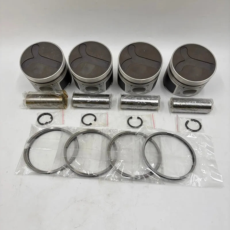 4 Sets STD Piston Kit with Ring 12010-63G01 Fit for Nissan TD42 TD27 Engine 96MM-Piston Kit-BeeSpareParts