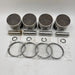 4 Sets STD Piston Kit with Ring 12010-63G01 Fit for Nissan TD42 TD27 Engine 96MM-Piston Kit-BeeSpareParts