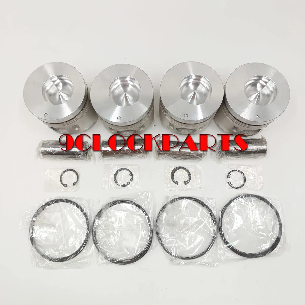 4 Sets STD Piston Kit With Ring ME016895 Fit For Mitsubishi 4D33 Engine 108MM-BeeSpareParts