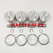 4 Sets STD Piston Kit With Ring ME016895 Fit For Mitsubishi 4D33 Engine 108MM-BeeSpareParts