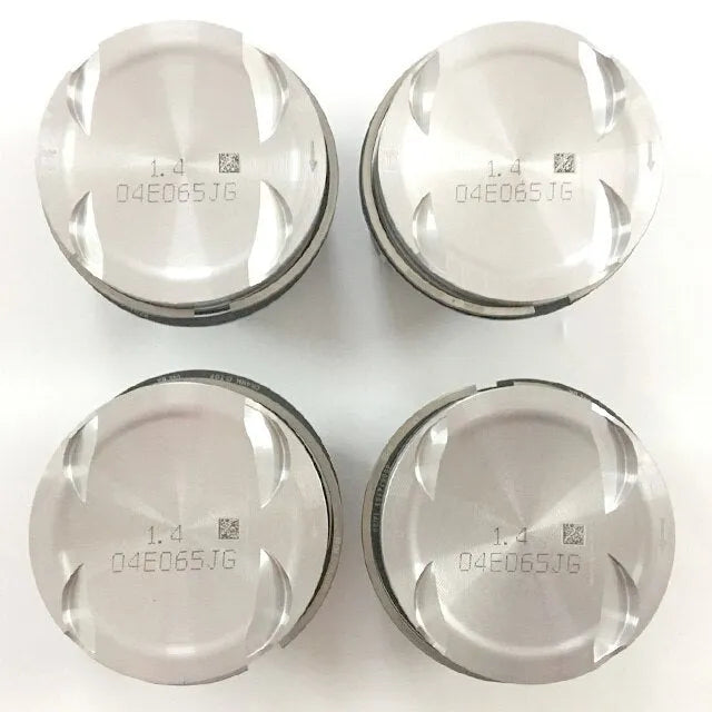 4 Stuks Originele 04E107065DG 04E107065GF 04E107065EJ 04E107065GL Zuiger Audi Vw Skoda EA211 1.4 Cmba Cxsa Czca Czdd 74.5Mm Std size-BeeSpareParts