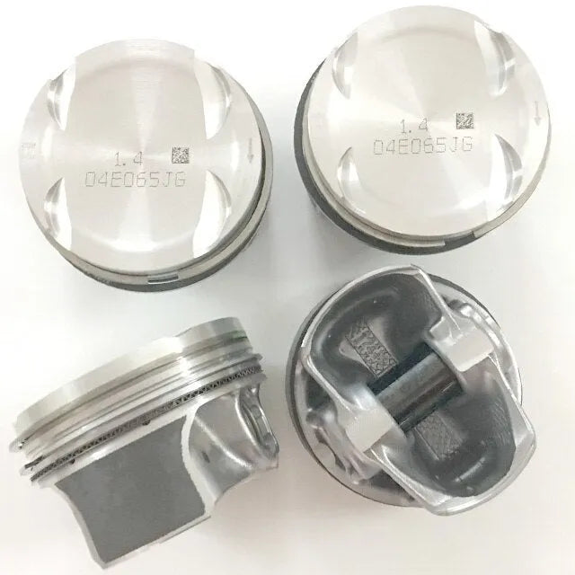 4 Stuks Originele 04E107065DG 04E107065GF 04E107065EJ 04E107065GL Zuiger Audi Vw Skoda EA211 1.4 Cmba Cxsa Czca Czdd 74.5Mm Std size-BeeSpareParts