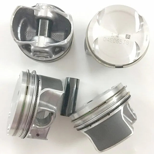 4 Stuks Originele 04E107065DG 04E107065GF 04E107065EJ 04E107065GL Zuiger Audi Vw Skoda EA211 1.4 Cmba Cxsa Czca Czdd 74.5Mm Std size-BeeSpareParts