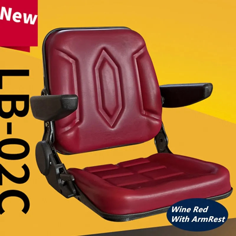 400X420X400mm Forklift Seat With Armrest For Forklift Truck,Tractor,Skid Loader-BeeSpareParts