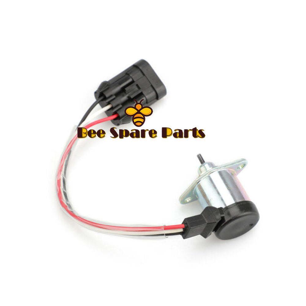 Fuel Stop Shutoff Solenoid 1503ES 6689034 1G577-60011 2536022 for Kubota S220 S250 S300 S330 T250 T300 T320 S750 S770 S850 T750-Replacement Aftermarket Parts