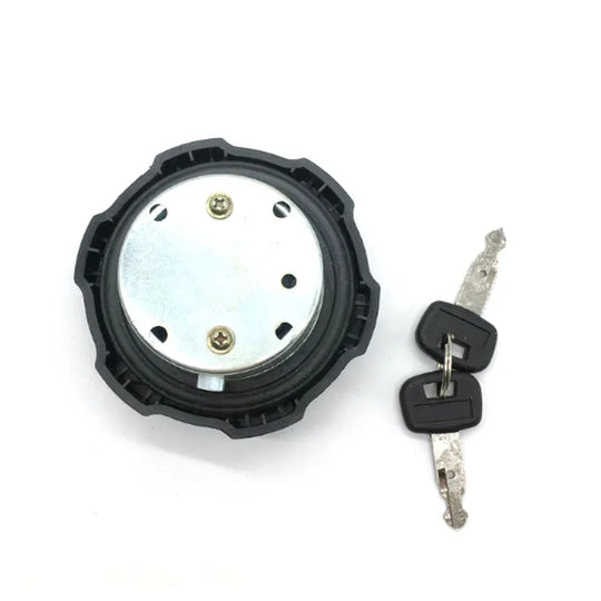411-51122 Fuel Cap With Keys 459A 2 PCS Fits Kubota Mini Excavators SVL75-2 KX91-3S U35-S2-Replacement Aftermarket Parts
