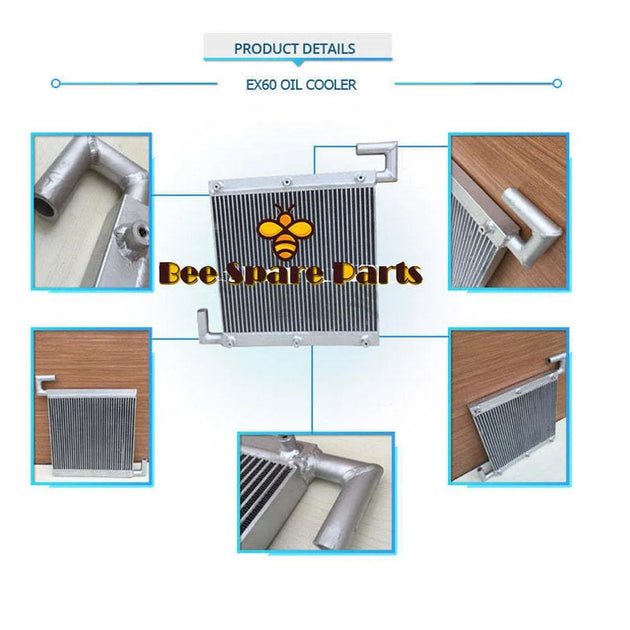 4217470 4301309 Hydraulic Oil Cooler for Hitachi EX60-1 EX60-2 EX60-3 EX60-5 Excavator-Replacement Aftermarket Parts