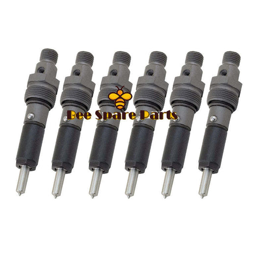 6Pcs Fuel Injectors 3802677 3802365 For 91-93 Dodge Cummins 5.9L 12V Pump W/Int