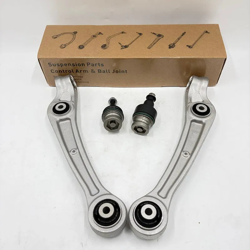 4X Front Lower Control Arms Bushing Pair Kit M14 For Audi A4 A5 B8 A6 A7 Q5-BeeSpareParts