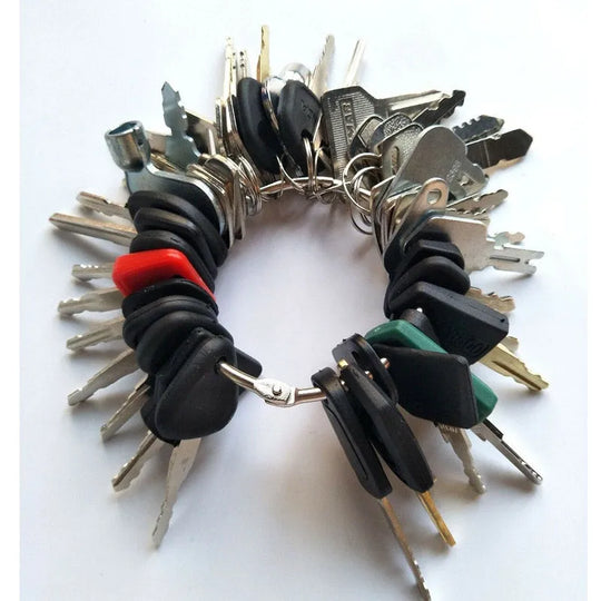 46 Keys Heavy Equipment / Construction Ignition Key Set-Replacement Aftermarket Parts