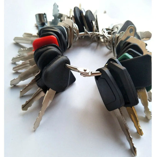 46 Keys Heavy Equipment / Construction Ignition Key Set-Replacement Aftermarket Parts
