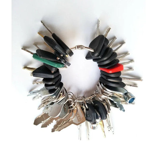 46 Keys Heavy Equipment / Construction Ignition Key Set-Replacement Aftermarket Parts