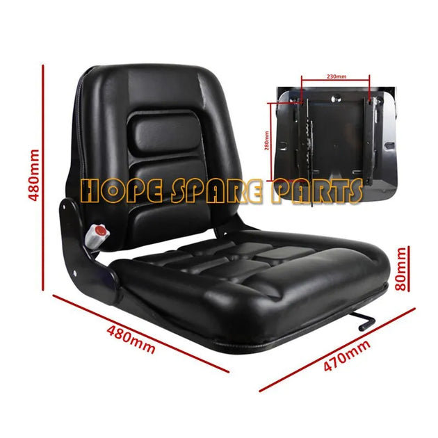 480X470X480mm Forklift Seat For Forklift Truck,Tractor,Skid Loader-BeeSpareParts