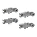 4PACK Upper Dishrack Wheel 8268743 for Whirlpool Kenmore KitchenAid Dishwasher-BeeSpareParts