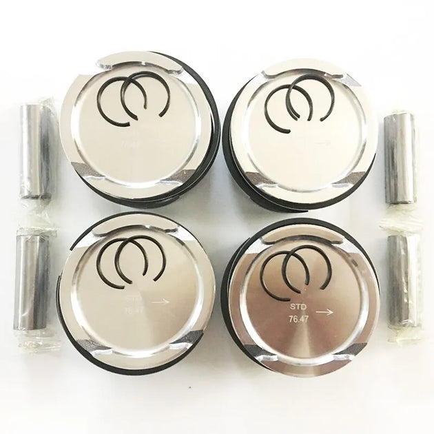 4PCS 036107065AT Engine Piston for VW Golf 4 Polo Skoda Octavia Fabia 1.4 16V AUA AUB AQQ AFK AHW AXP BBY BBZ BCA BLM 76.5MM STD-BeeSpareParts
