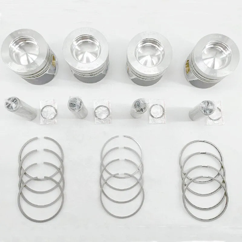4PCS 03L107065AD 03L107065G 03L107065K/M/N 81MM Engine Piston for VW T5 Golf 6 Scirocco 2.0TDI CFCA CAHA CBBA CAAB CBDA CBAA STD-BeeSpareParts