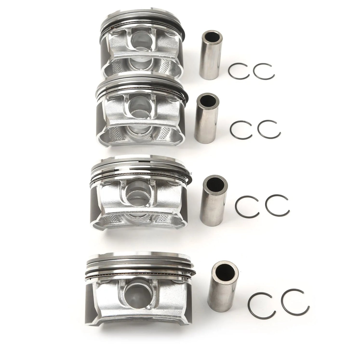 4PCS 11257576973 Diameter 77MM pin 20mm Piston assembly For MINI John Cooper Works Cabrio R57 Clubman R55 Roadster R59 1125 7 566 019-BeeSpareParts