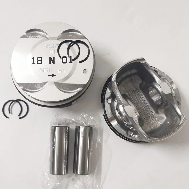 4PCS 55567934 55567935 55567940 55567941 55576441 Piston for Chevrolet Cruze Opel Astra H VAUXHALL Zafira 1.8L 2H0 A18XER A18XEL-BeeSpareParts