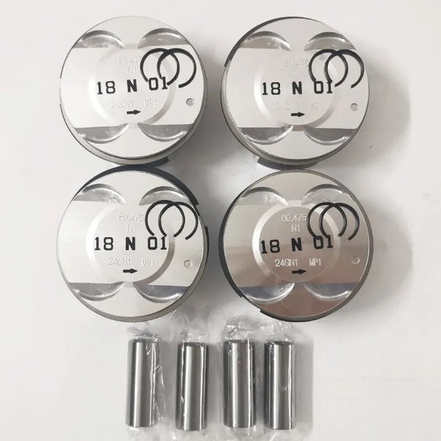 4PCS 55567934 55567935 55567940 55567941 55576441 Piston for Chevrolet Cruze Opel Astra H VAUXHALL Zafira 1.8L 2H0 A18XER A18XEL-BeeSpareParts