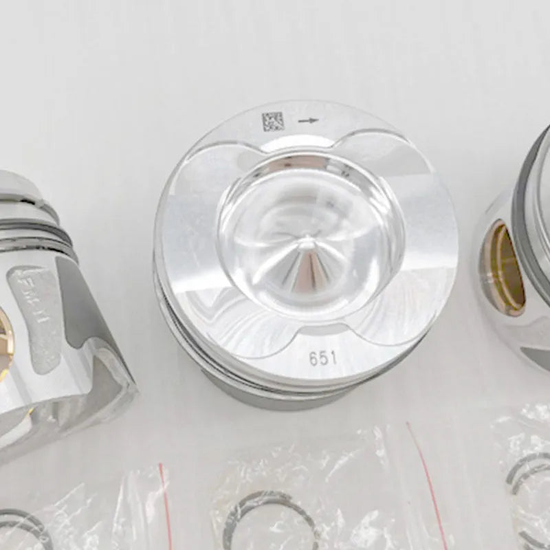 4PCS 6510300417 6510300917 6510301017 6510303317 Piston Kit for Mercedes OM651 With Piston Rings & Bolts Cylinder Dia 83MM-BeeSpareParts