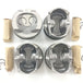 4PCS A2710305017 2710305017 2710306217 Engine Piston for Mercedes C200 C250 E200 E250 CGI M271 M271.860 M 271.861 1.8L 82MM STD-BeeSpareParts