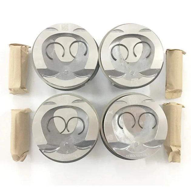 4PCS A2710305017 2710305017 2710306217 Engine Piston for Mercedes C200 C250 E200 E250 CGI M271 M271.860 M 271.861 1.8L 82MM STD-BeeSpareParts