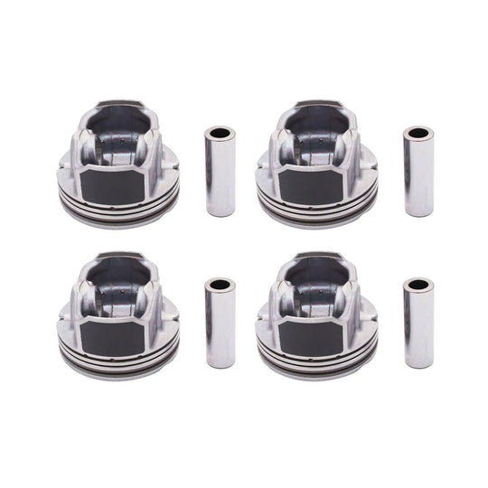 4PCS Engine Piston STD-AA 23041-2B600 Fit for Veloster Accent Rio 1.6L 2012-2017-BeeSpareParts