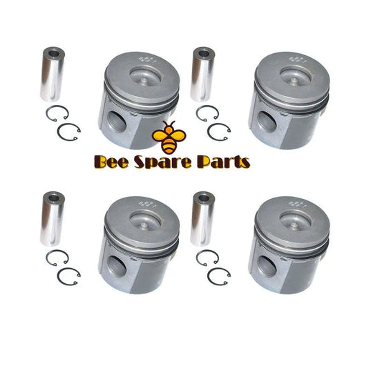 4PCS Piston and ring ERR2410 090241 2014400 STC298220 STC958 for Land Rover Defender Discovery 2.5TDI 4x4 AWD L316-BeeSpareParts