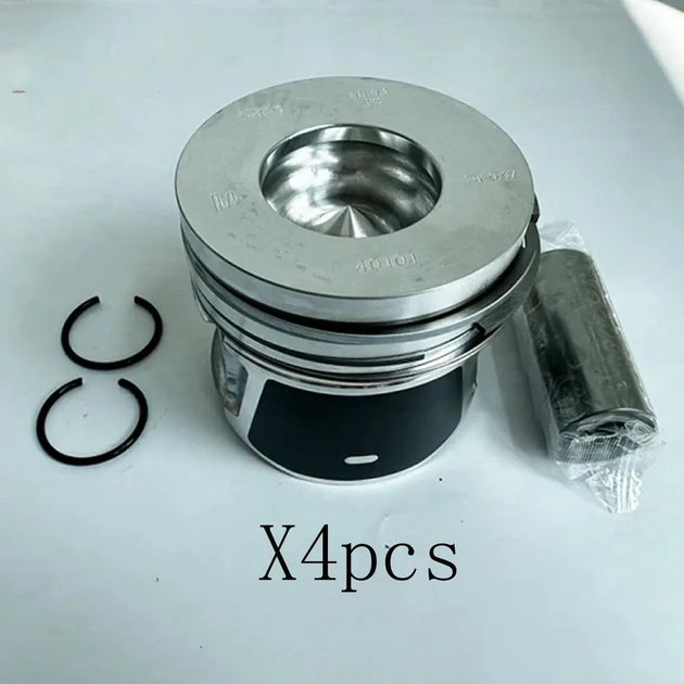 4PCS Piston with Rings 04271974 STD For Deutz BF4M1011F BF3M1011F 1011 Engine 91MM-BeeSpareParts