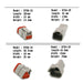 750PCS New Deutsch DT Connector Plug Kit for 14 16 18 20 AWG Stamped Contact Kit-BeeSpareParts