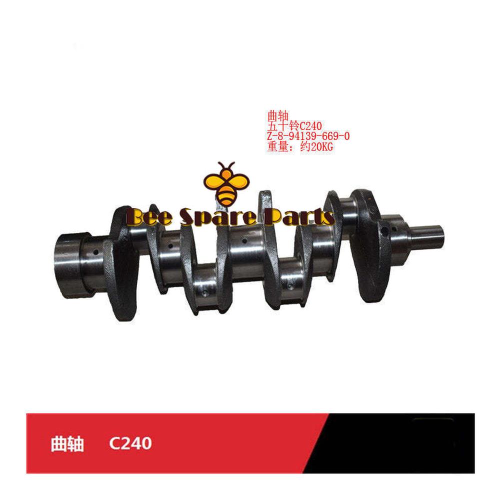 Forklift Parts Crankshaft 8-94139-669-0 Used For Isuzu C240 Engine-Replacement Aftermarket Parts