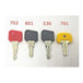 4Key For Stapler Forklift Jungheinrich Mic Komatsu truck linde 530 801 702 701-BeeSpareParts