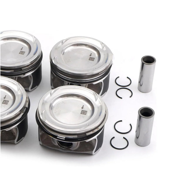 4pc A2700302017 A2700300024 Pistons & Rings Set STD Compatible with Mercedes-Benz W176 C117 X156 M270.920 2.0L L4 Turbocharged-BeeSpareParts