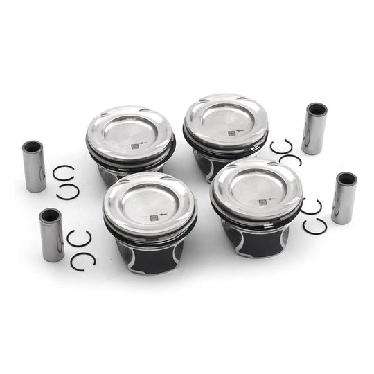 4pc A2700302017 A2700300024 Pistons & Rings Set STD Compatible with Mercedes-Benz W176 C117 X156 M270.920 2.0L L4 Turbocharged-BeeSpareParts