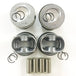 4PCS 03F107065A 03F107065D 03F107065F 03F107065G Engine Piston for Audi VW Golf Skoda Fabia Seat 1.2TSI CBZA CBZB 71.5MM +0.25MM-BeeSpareParts